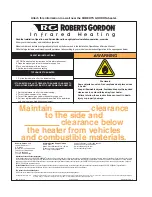 Предварительный просмотр 32 страницы Roberts Gorden Vantage NP CTHN040NP Instructions Manual