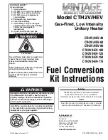 Roberts Gorden Vantage V040NP Instructions Manual preview