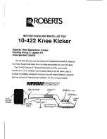 Preview for 1 page of Roberts 10-422 Instructions For Use