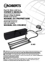 Предварительный просмотр 1 страницы Roberts 10-481 Owner'S Manual