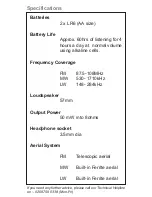 Preview for 9 page of Roberts 3-band Battery Portable Radio R9924 User Manual