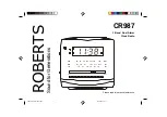 Roberts CR987 User Manual предпросмотр