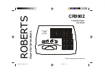 Roberts CR9902 Manual preview