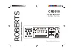 Roberts CR9910 Manual preview