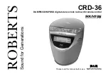 Preview for 1 page of Roberts CRD-36 Owner'S Manual