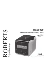 Roberts DAB/FM/CD Stereo Clock Radio User Manual preview