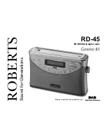 Предварительный просмотр 1 страницы Roberts Gemini 45 RD-45 User Manual