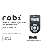 Roberts robi Manual preview