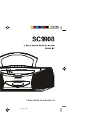 Roberts SC9908 User Manual предпросмотр