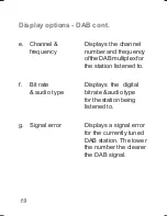 Preview for 20 page of Roberts Sports DAB 3 User Manual