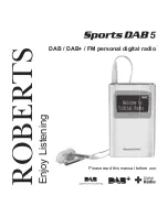 Roberts Sports DAB 5 Manual preview