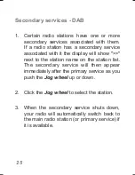 Предварительный просмотр 26 страницы Roberts Sports DAB Manual