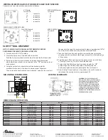 Предварительный просмотр 2 страницы Robertshaw 5500-103M Installation Data