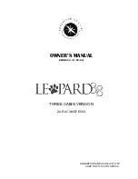 Предварительный просмотр 2 страницы Robertson and caine Leopard 38 Owner'S Manual