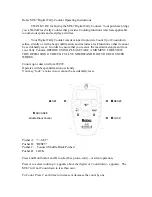 Предварительный просмотр 1 страницы Robic M367 Operating Instructions