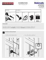 Preview for 1 page of Robimatic YARDLOCK Installation Manual