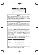 Предварительный просмотр 2 страницы Robin America EHO25A Instructions For Use Manual