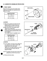 Предварительный просмотр 40 страницы Robin America GENERATORS 13OOOT Service Manual