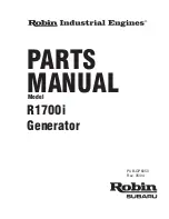 Preview for 1 page of Robin America R1700i Parts Manual