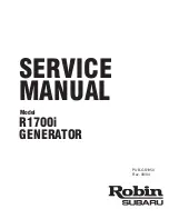Robin America R1700i Service Manual preview
