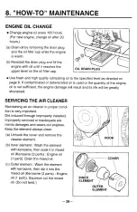 Предварительный просмотр 36 страницы Robin America RGV2800 Instructions For Use Manual