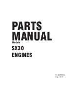 Robin America SX30 Series Parts Manual предпросмотр