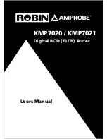 Preview for 1 page of Robin AMPROBE KMP7020 User Manual