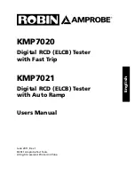 Preview for 3 page of Robin AMPROBE KMP7020 User Manual