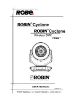 Robin Cyclone Wireless DMX CRMX User Manual preview