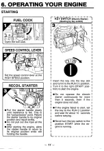 Предварительный просмотр 22 страницы Robin DY41B Instructions For Use Manual