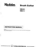 Preview for 1 page of Robin NB351 Instruction Manual