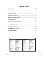 Предварительный просмотр 5 страницы Robin PKX301 Parts Manual