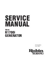 Robin R 1700i Service Manual preview