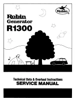 Robin R1300 Service Manual предпросмотр