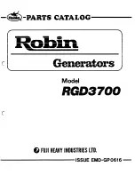 Robin RGD3700 Parts Catalog предпросмотр