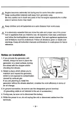 Предварительный просмотр 14 страницы Robin RGV12100 Instructions For Use Manual