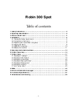 Preview for 2 page of Robin Robin 300 plasma spot User Manual