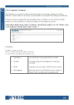 Предварительный просмотр 22 страницы Robin SlimLine User Manual