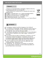 Preview for 5 page of ROBINHOOD DWM12P6FBK Installation And Operating Instructions Manual