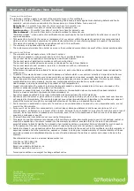 Preview for 9 page of ROBINHOOD IC1300 Installation And Operating Instructions Manual