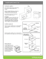 Preview for 3 page of ROBINHOOD OBAC605M57SS Installation And Operating Instructions Manual