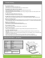 Preview for 16 page of ROBINHOOD OBAC605M57SS Installation And Operating Instructions Manual