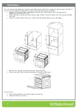 Предварительный просмотр 5 страницы ROBINHOOD RHBO610DX Installation And Operating Instructions Manual