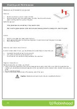 Предварительный просмотр 23 страницы ROBINHOOD RHBO610DX Installation And Operating Instructions Manual