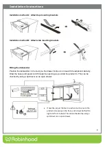 Preview for 8 page of ROBINHOOD RHDDW60X Installation And Operating Instructions Manual