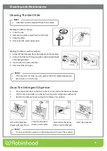 Preview for 18 page of ROBINHOOD RHFL6W Installation And Operating Instructions Manual