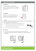 Preview for 6 page of ROBINHOOD RHSD7W Installation And Operating Instructions Manual