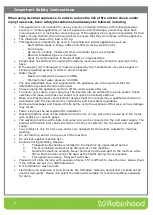 Preview for 3 page of ROBINHOOD RHTL55W Installation And Operating Instructions Manual