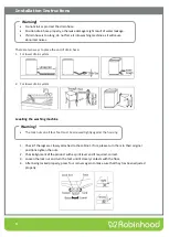 Preview for 7 page of ROBINHOOD RHTL55W Installation And Operating Instructions Manual