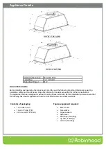 Preview for 4 page of ROBINHOOD RPC3CL52SS/MB Installation And Operating Instructions Manual